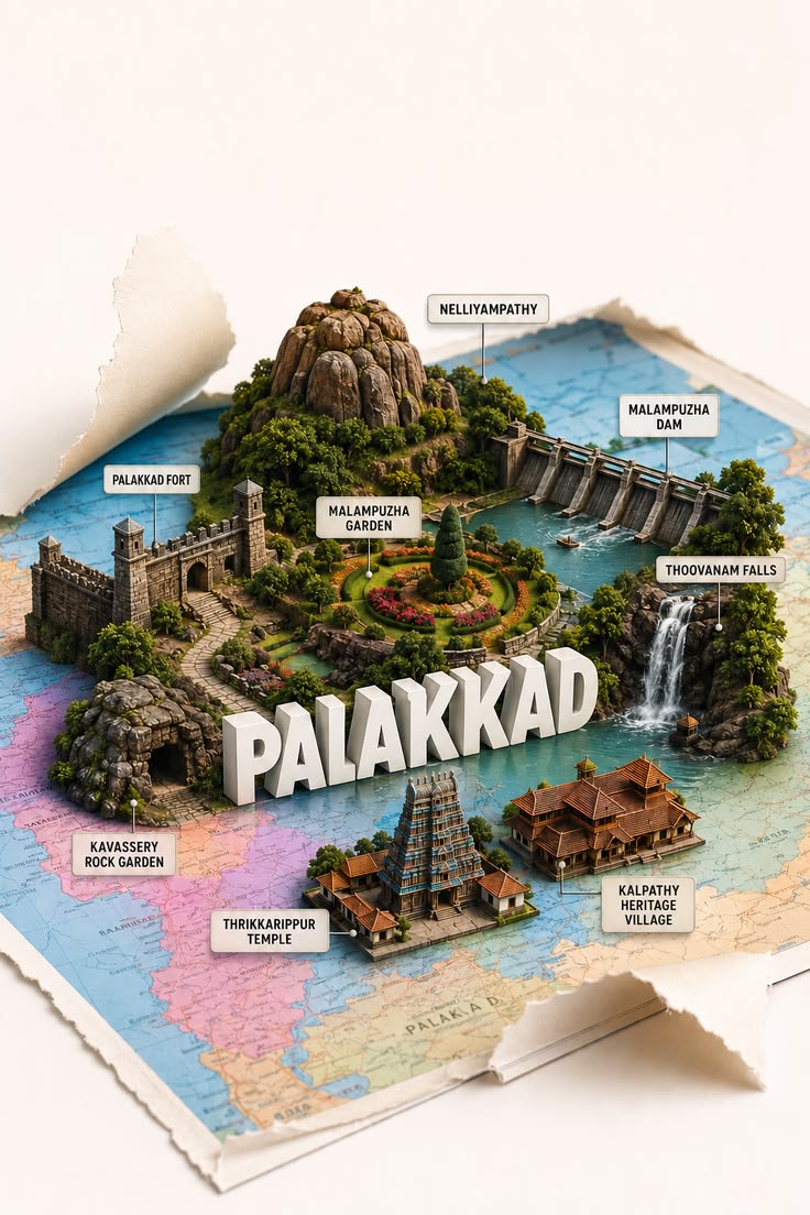 Palakkad - Golden Paddy, Misty Hills, Timeless nature